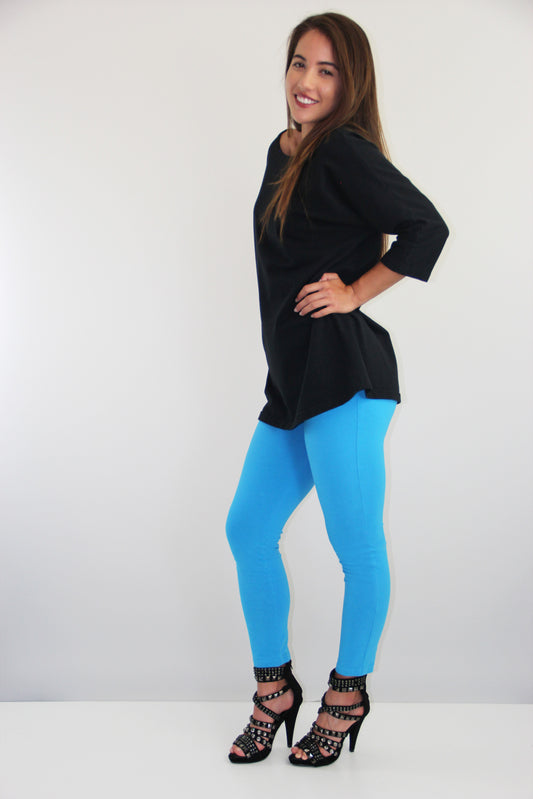 Surf Sunset - Turquoise Leggings